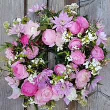 Load image into Gallery viewer, Country Garden Open Vine Wreath
