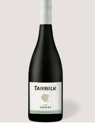 Tahbilk 2020 Organic Shiraz Lifted and aromatic red berry, plum and spice notes on the nose invite you to a similarly flavoured palate finishing with a bright and fresh grape astringency.
